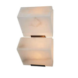 Luxury Alabaster LED Sconce Minimalist Wall Light for Staircase and Bedroom