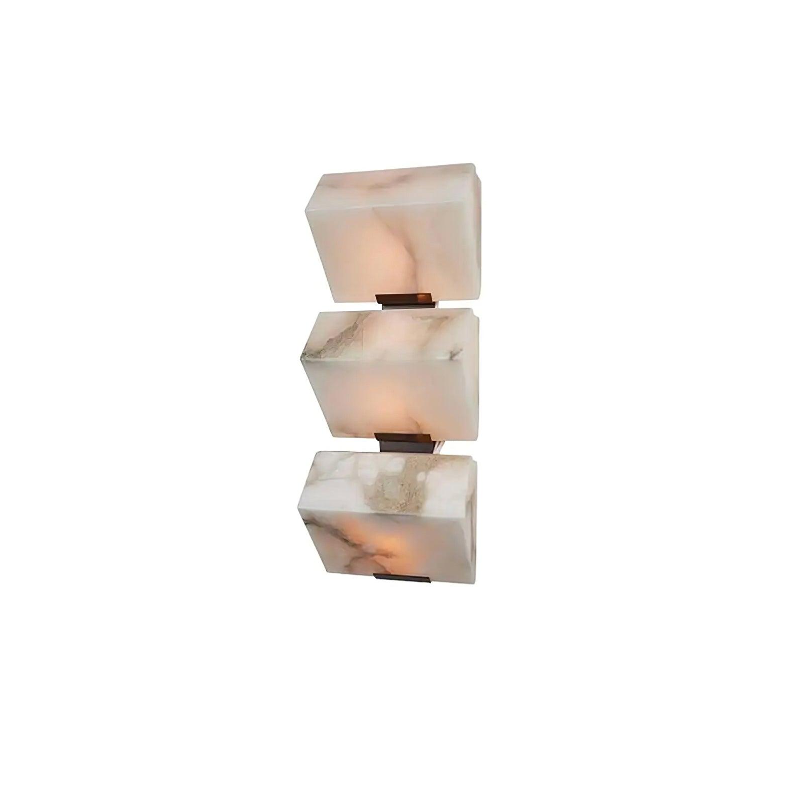 Luxury Alabaster LED Sconce Minimalist Wall Light for Staircase and Bedroom