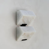 Luxury Alabaster LED Sconce Minimalist Wall Light for Staircase and Bedroom
