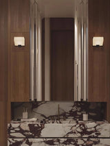 Luxury Alabaster LED Sconce Minimalist Wall Light for Staircase and Bedroom