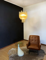luxury-amber-glass-tube-chandelier-modern-murano-style-pendant-light-with-metal-frame