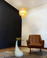 luxury-amber-glass-tube-chandelier-modern-murano-style-pendant-light-with-metal-frame
