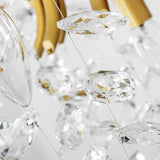 Luxury Antique Crystal 7 Light LED Artistic Chandelier for Kitchen Island and Dining Room