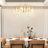 Luxury Bubble Crystal Raindrop Chandelier Modern Gold Tree Branch Hanging Light Fixture