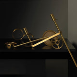 Luxury Chatelet Hand Carved Crystal and Polished Brass Wall Sconce Lighting
