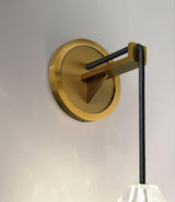 Luxury Chatelet Hand Carved Crystal and Polished Brass Wall Sconce Lighting
