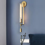 Luxury Crystal Glass Wall Sconce Postmodern E14 Indoor Lighting Fixture for Bedroom