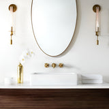 Luxury Crystal Glass Wall Sconce Postmodern E14 Indoor Lighting Fixture for Bedroom