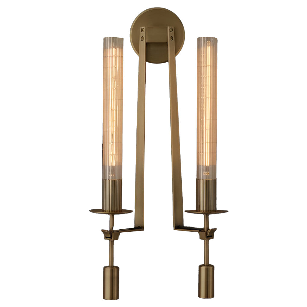 Luxury Crystal Glass Wall Sconce Postmodern E14 Indoor Lighting Fixture for Bedroom