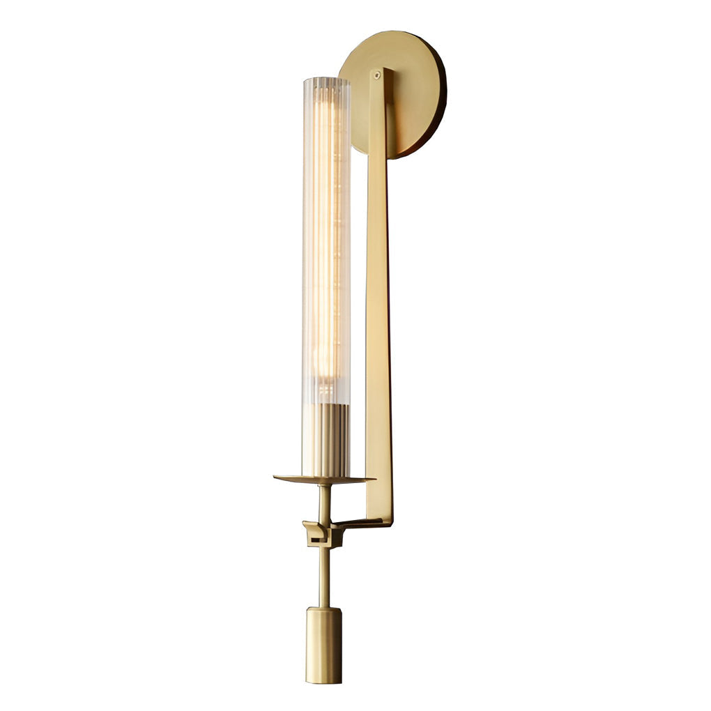 Luxury Crystal Glass Wall Sconce Postmodern E14 Indoor Lighting Fixture for Bedroom