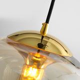 Luxury Electroplated Glass LED Pendant Light Modern Hanging Ceiling Lamp for Dining Room and Kitchen