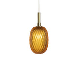 Luxury Glass Lantern Pendant Light Post Modern Iron Chandelier for Home Decor