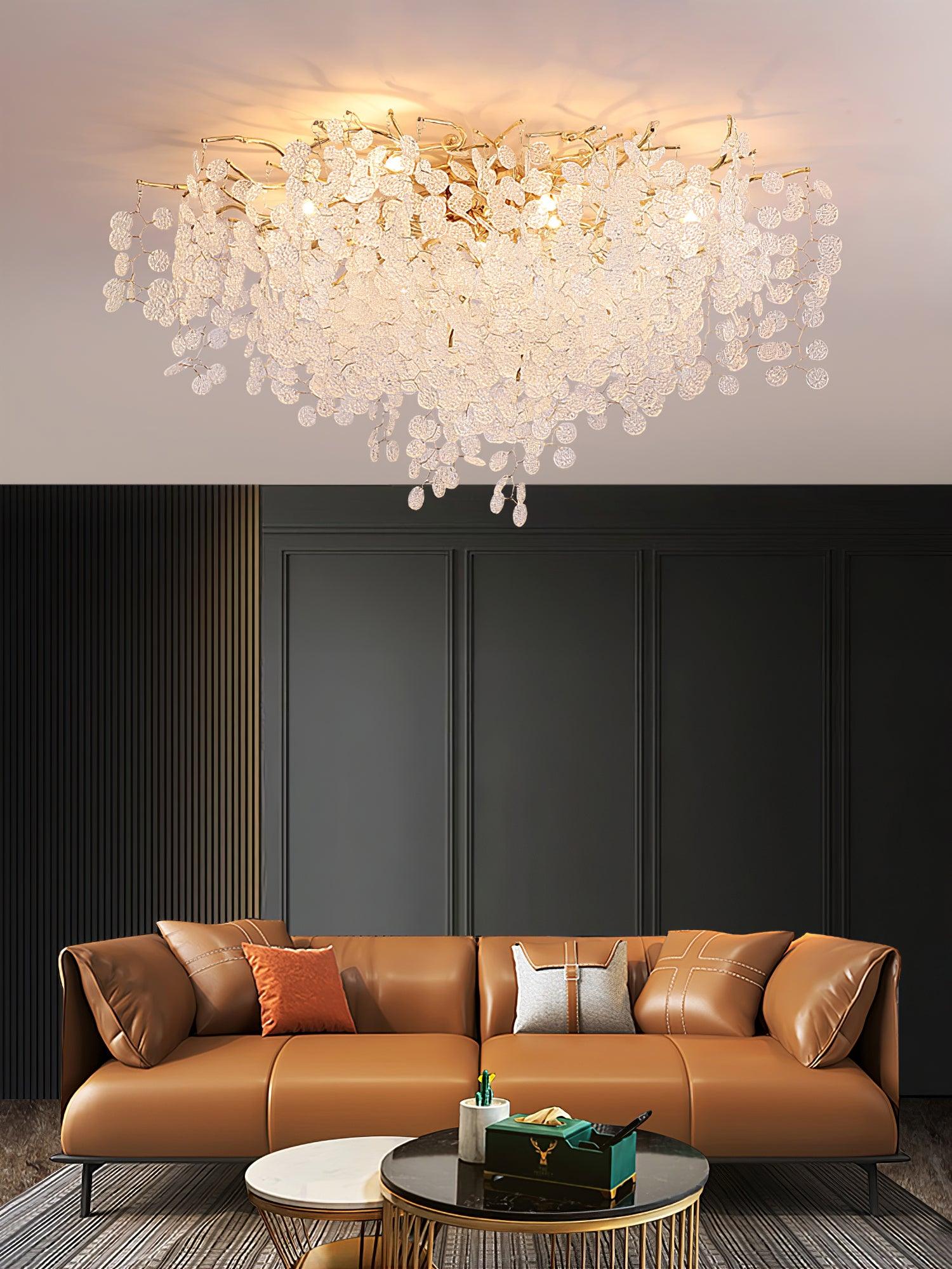 luxury-glass-leaf-flush-mount-chandelier-modern-gold-branch-ceiling-light