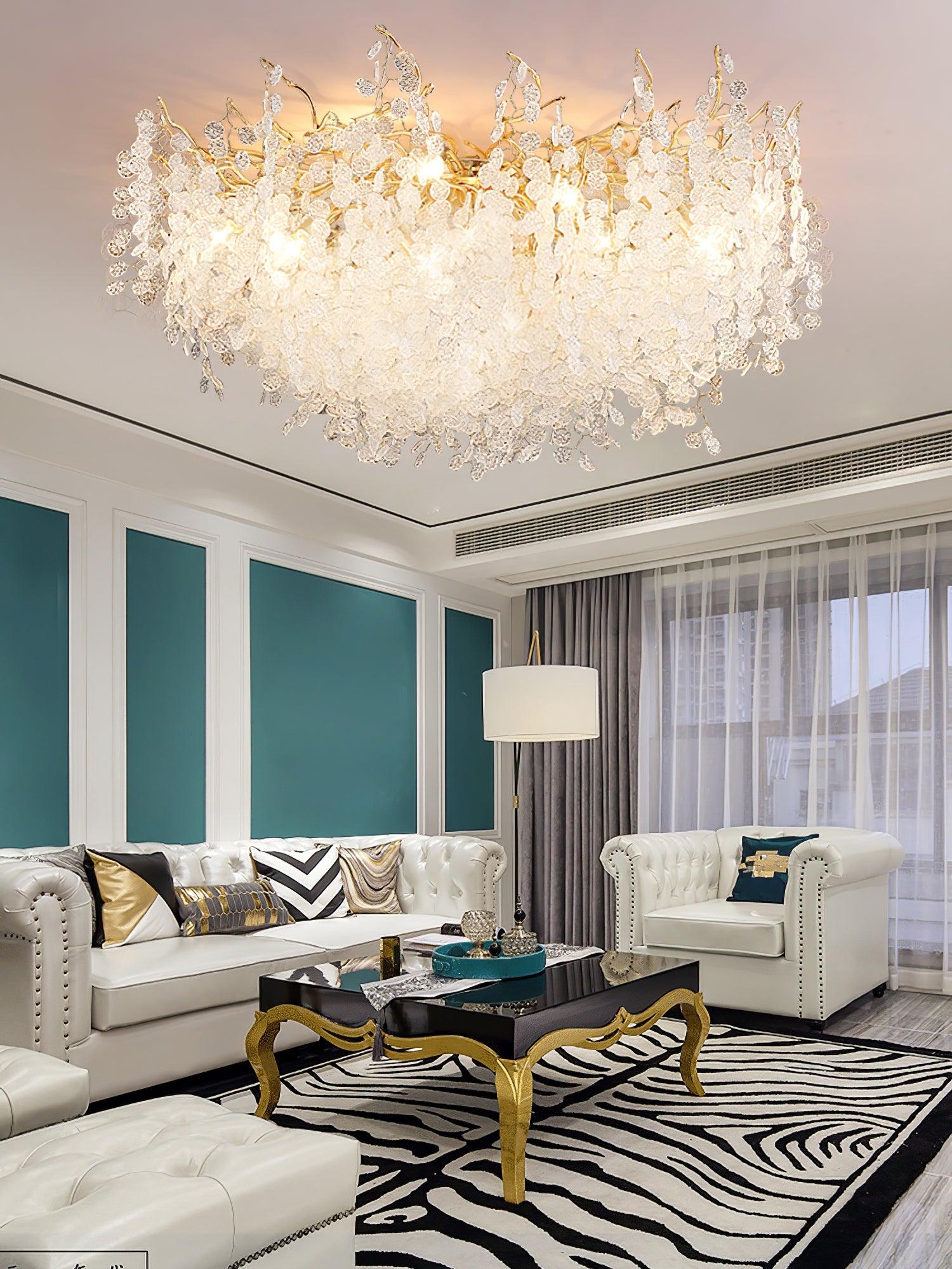 luxury-glass-leaf-flush-mount-chandelier-modern-gold-branch-ceiling-light