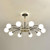 Luxury Glass Raindrop Chandelier Elegant Modern Ceiling Pendant Light Fixture
