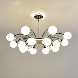Luxury Glass Raindrop Chandelier Elegant Modern Ceiling Pendant Light Fixture