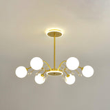 Luxury Glass Raindrop Chandelier Elegant Modern Ceiling Pendant Light Fixture