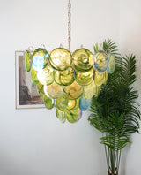 luxury-green-murano-iridescent-glass-disc-chandelier-elegant-mid-century-modern-ceiling-lamp