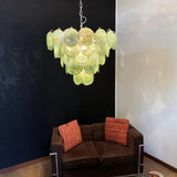 luxury-green-murano-iridescent-glass-disc-chandelier-elegant-mid-century-modern-ceiling-lamp