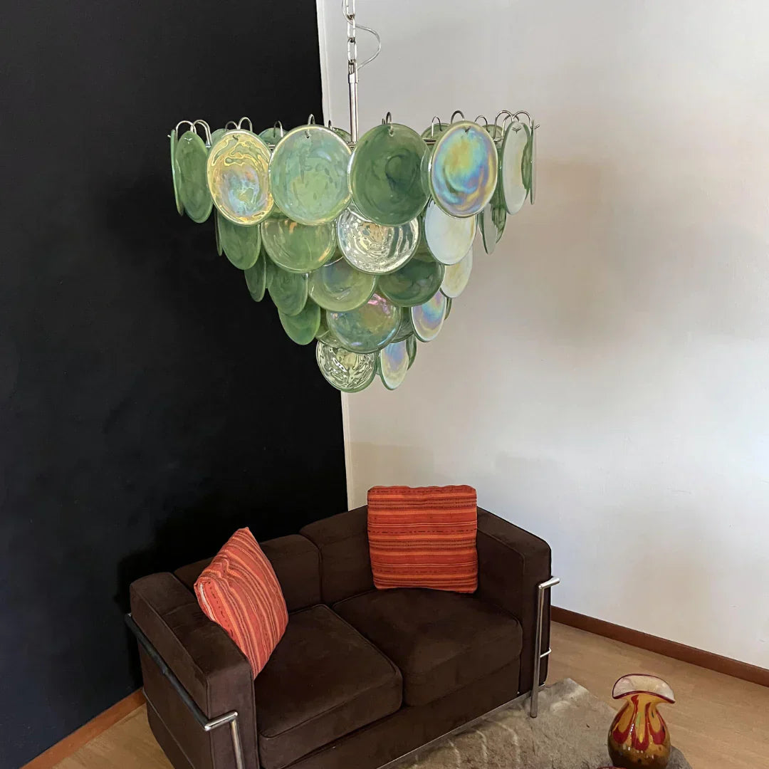 luxury-green-murano-iridescent-glass-disc-chandelier-elegant-mid-century-modern-ceiling-lamp