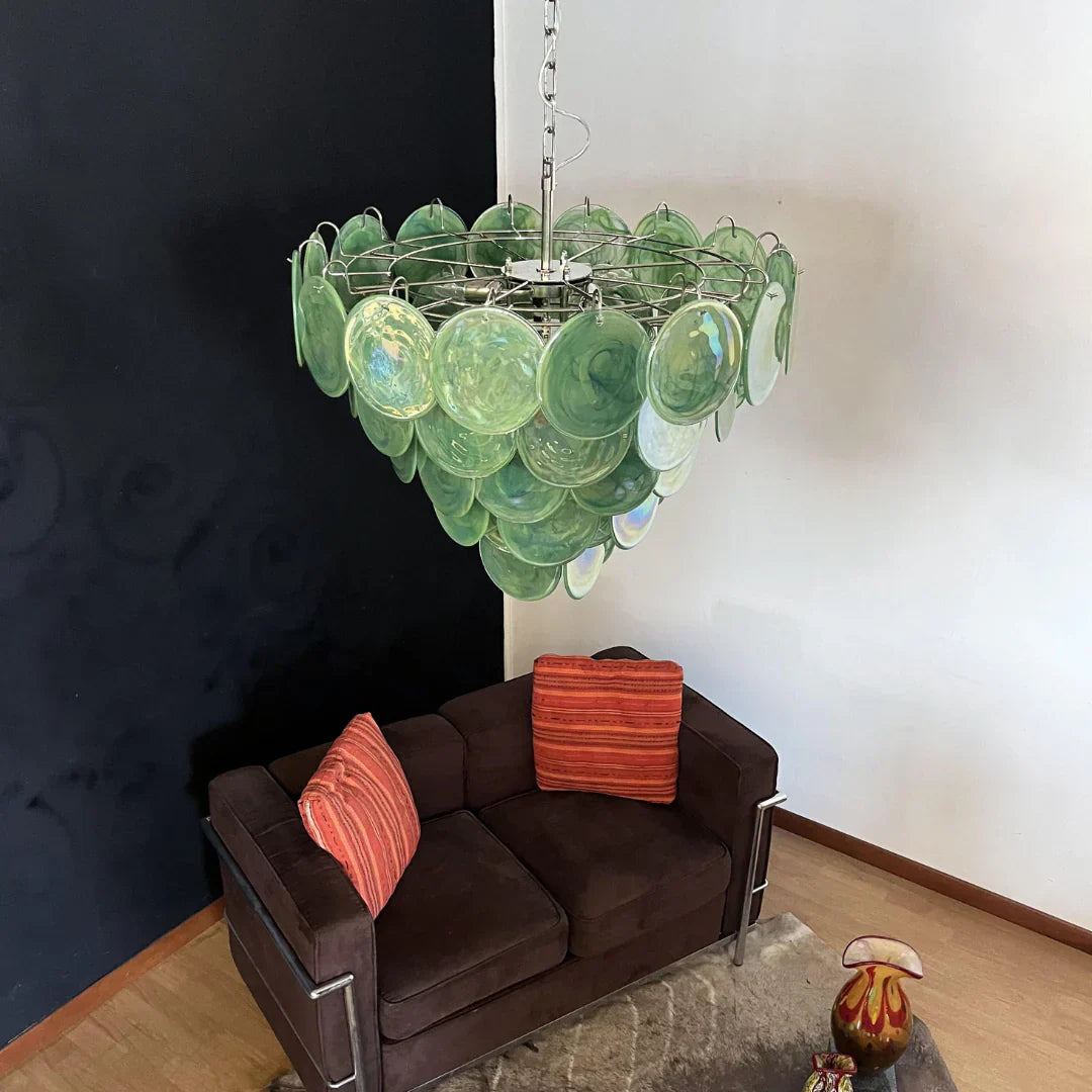 luxury-green-murano-iridescent-glass-disc-chandelier-elegant-mid-century-modern-ceiling-lamp