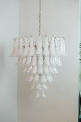 luxury-handcrafted-clear-glass-petal-chandelier-vintage-murano-style-hanging-light
