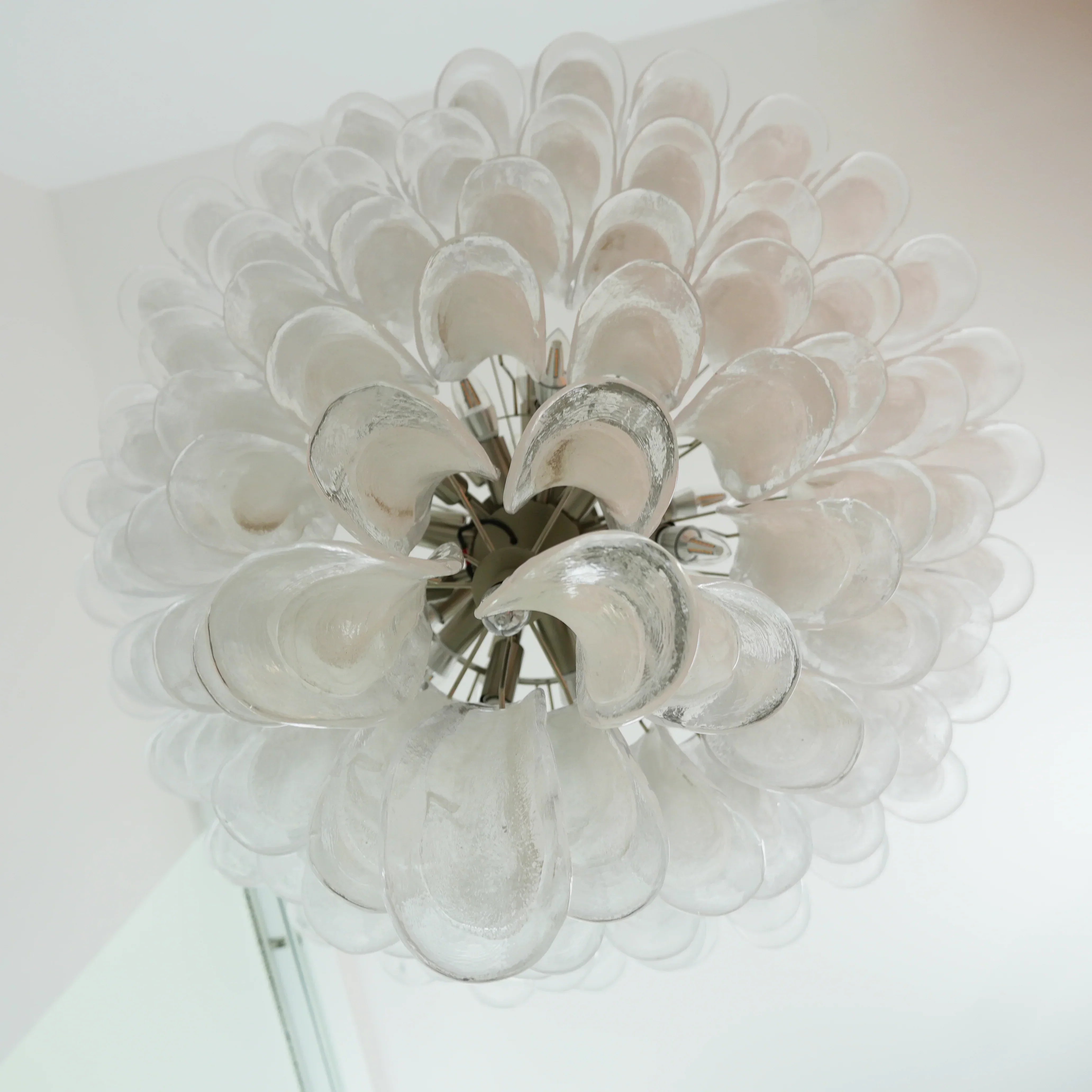 luxury-handcrafted-clear-glass-petal-chandelier-vintage-murano-style-hanging-light