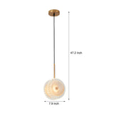Luxury LED Crystal Glass Disc Pendant Light Modern Round Gold Hanging Lamp for Dining Room and Bedroom