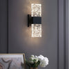 Luxury LED Crystal Wall Sconce Modern Water Ripple Glass Lighting for Living Room and Hallway