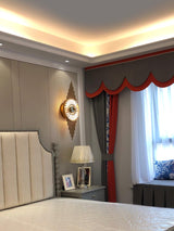Luxury Modern Gold Wall Sconce with Gear Patterned Crystal Glass Shade and Stainless Steel Body