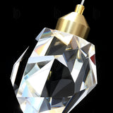 Luxury Modern Spiral Crystal Staircase Chandelier Gold Electroplated Metal Light for High Ceiling Foyer