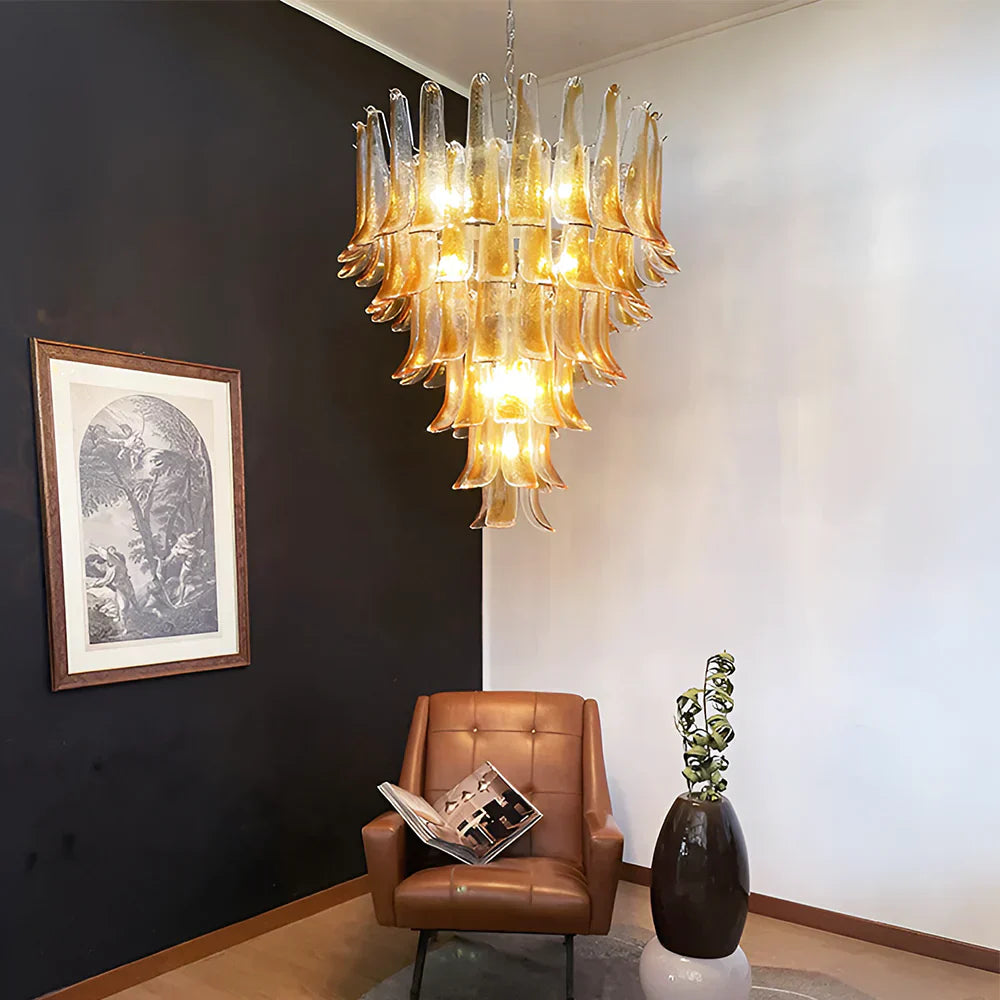 luxury-murano-amber-glass-petal-chandelier-hand-blown-glass-petals-ceiling-light