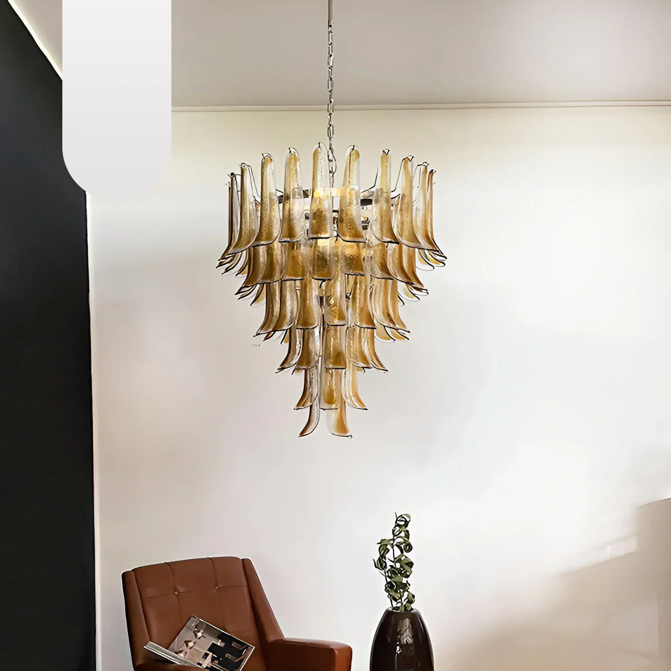 luxury-murano-amber-glass-petal-chandelier-hand-blown-glass-petals-ceiling-light
