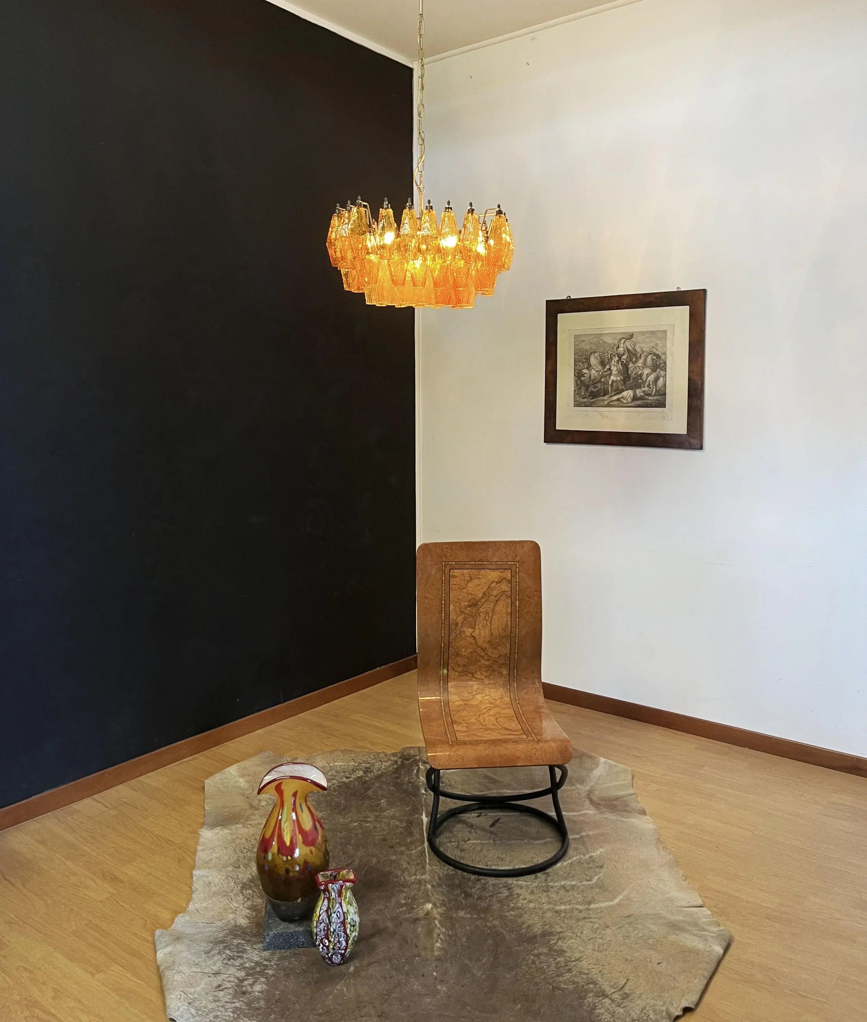 luxury-murano-glass-poliedri-amber-chandelier-mid-century-modern-pendant-lighting-for-living-room