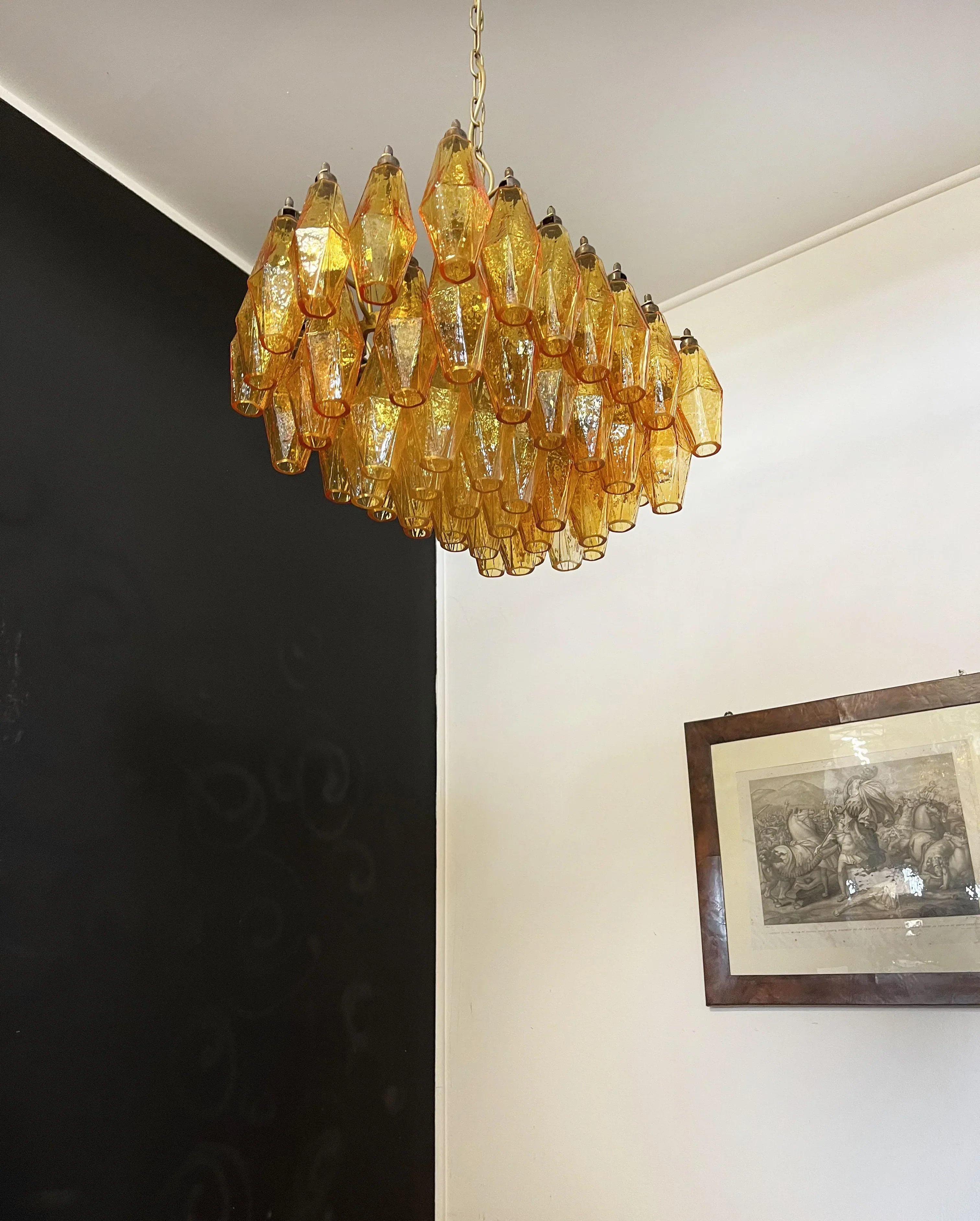 luxury-murano-glass-poliedri-amber-chandelier-mid-century-modern-pendant-lighting-for-living-room