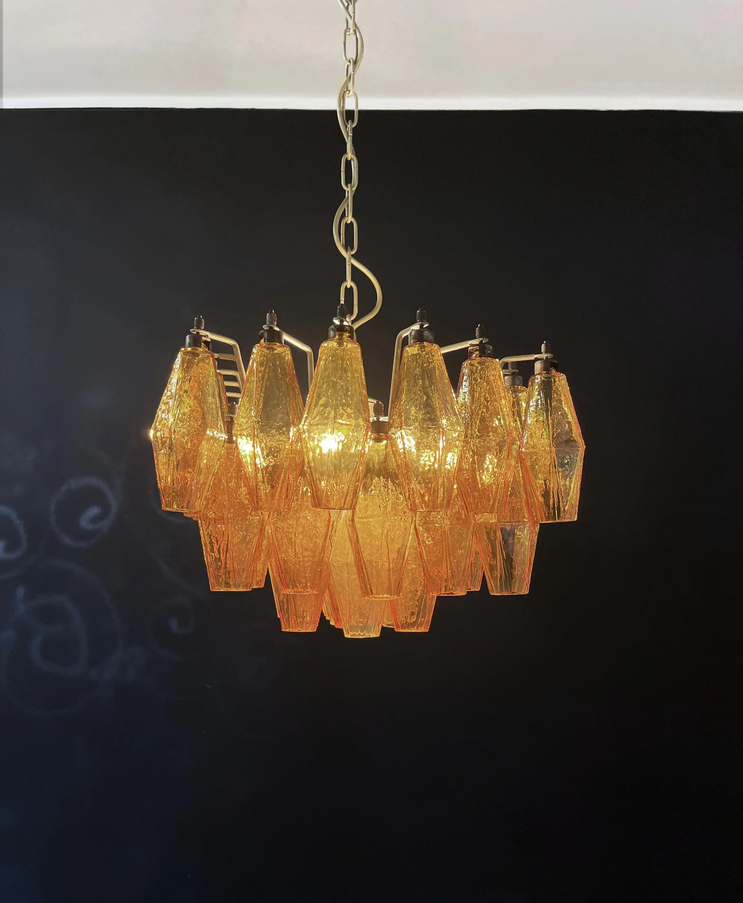 luxury-murano-glass-poliedri-amber-chandelier-mid-century-modern-pendant-lighting-for-living-room