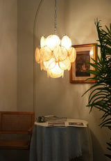 luxury-murano-gold-glass-disk-chandelier-vintage-style-pendant-light-for-elegant-living-room