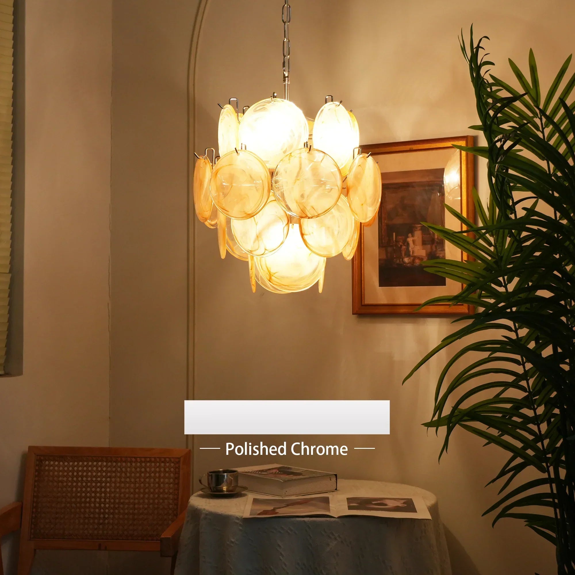 luxury-murano-gold-glass-disk-chandelier-vintage-style-pendant-light-for-elegant-living-room
