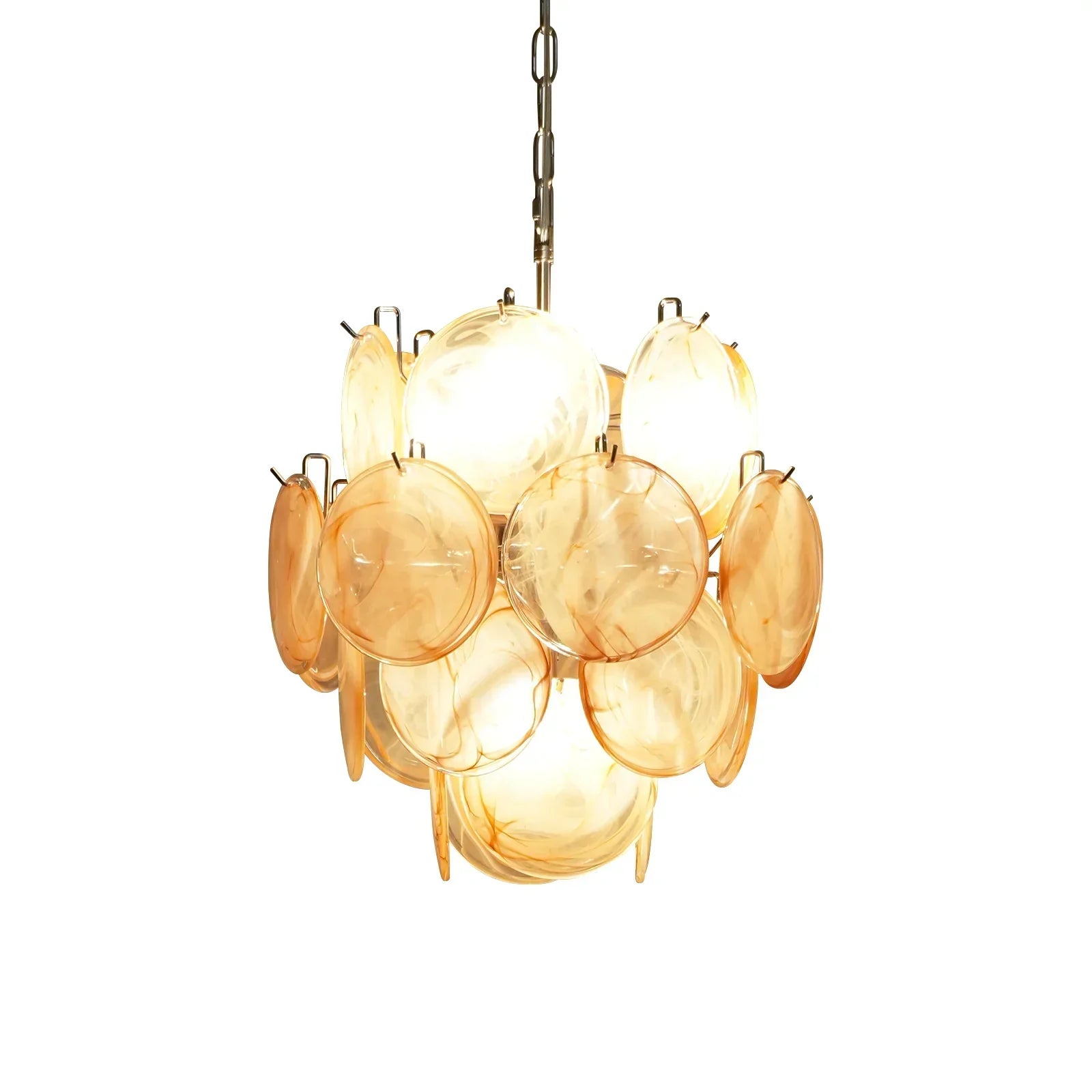 luxury-murano-gold-glass-disk-chandelier-vintage-style-pendant-light-for-elegant-living-room