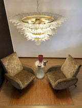 luxury-murano-palmette-transparent-glass-chandelier-elegant-pendant-ceiling-light