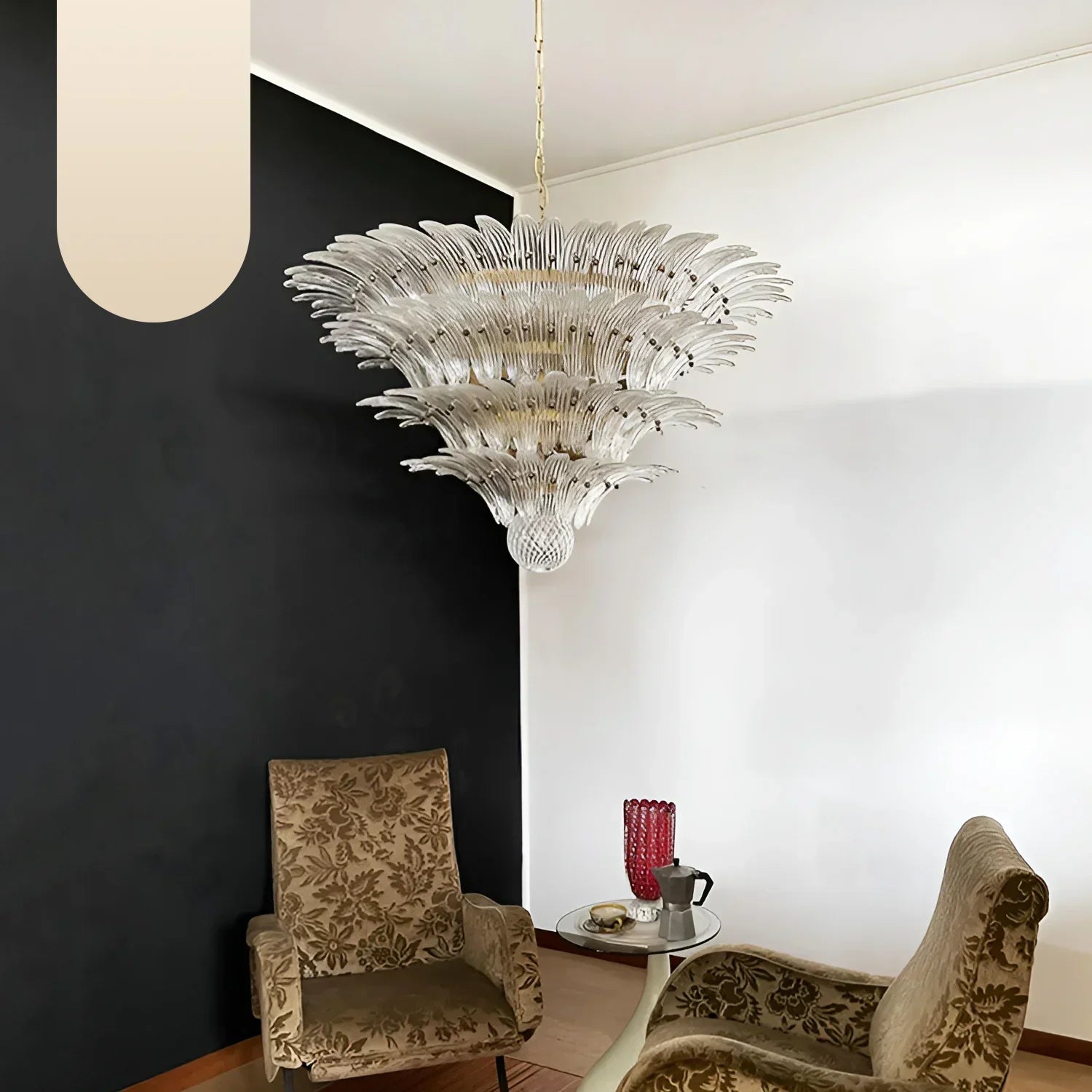 luxury-murano-palmette-transparent-glass-chandelier-elegant-pendant-ceiling-light