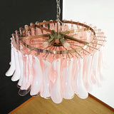 luxury-murano-pink-glass-petal-chandelier-with-gold-chrome-or-nickel-metal-finish