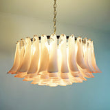 luxury-murano-pink-glass-petal-chandelier-with-gold-chrome-or-nickel-metal-finish