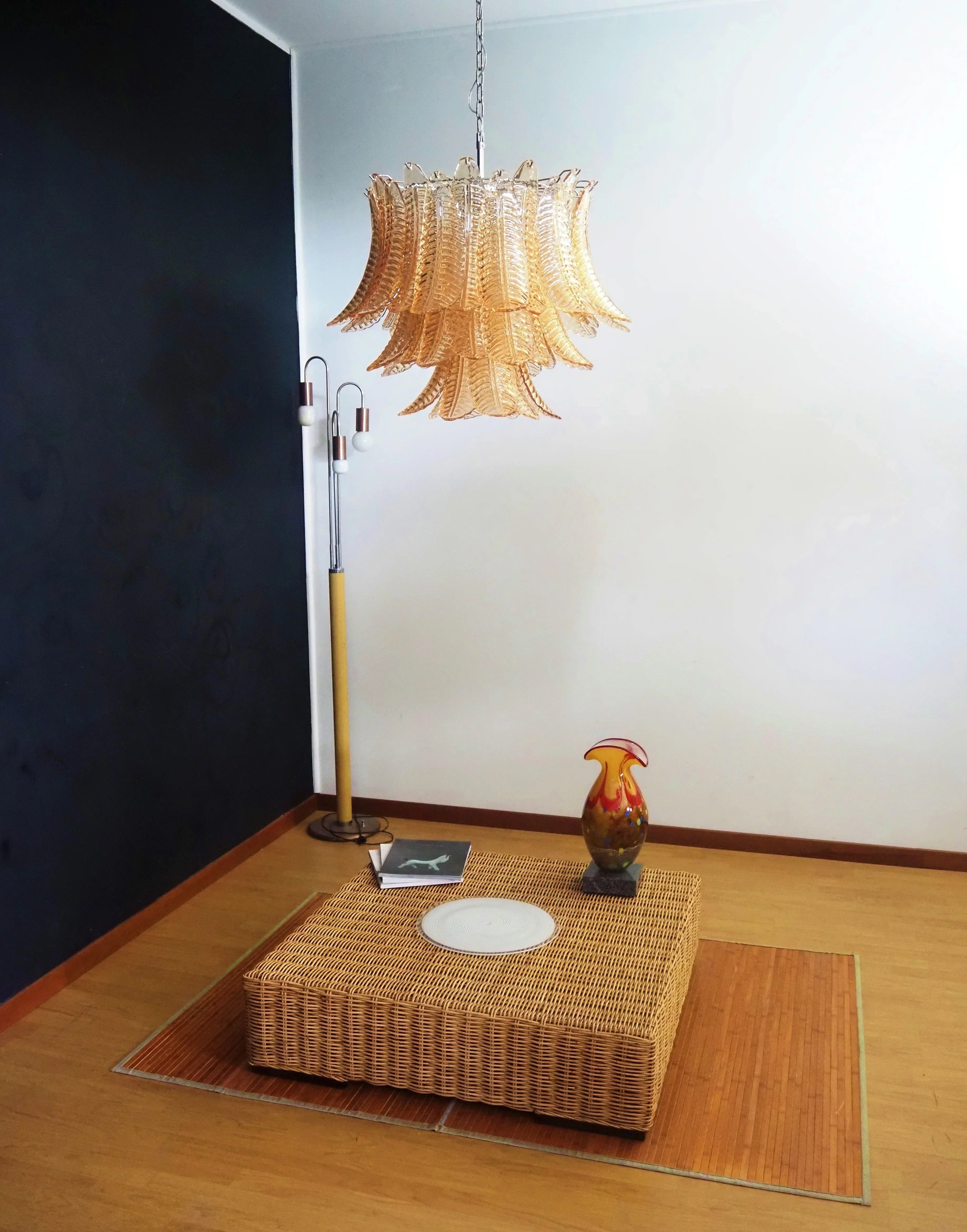 luxury-murano-style-amber-fern-glass-chandelier-elegant-hanging-pendant-light-for-home