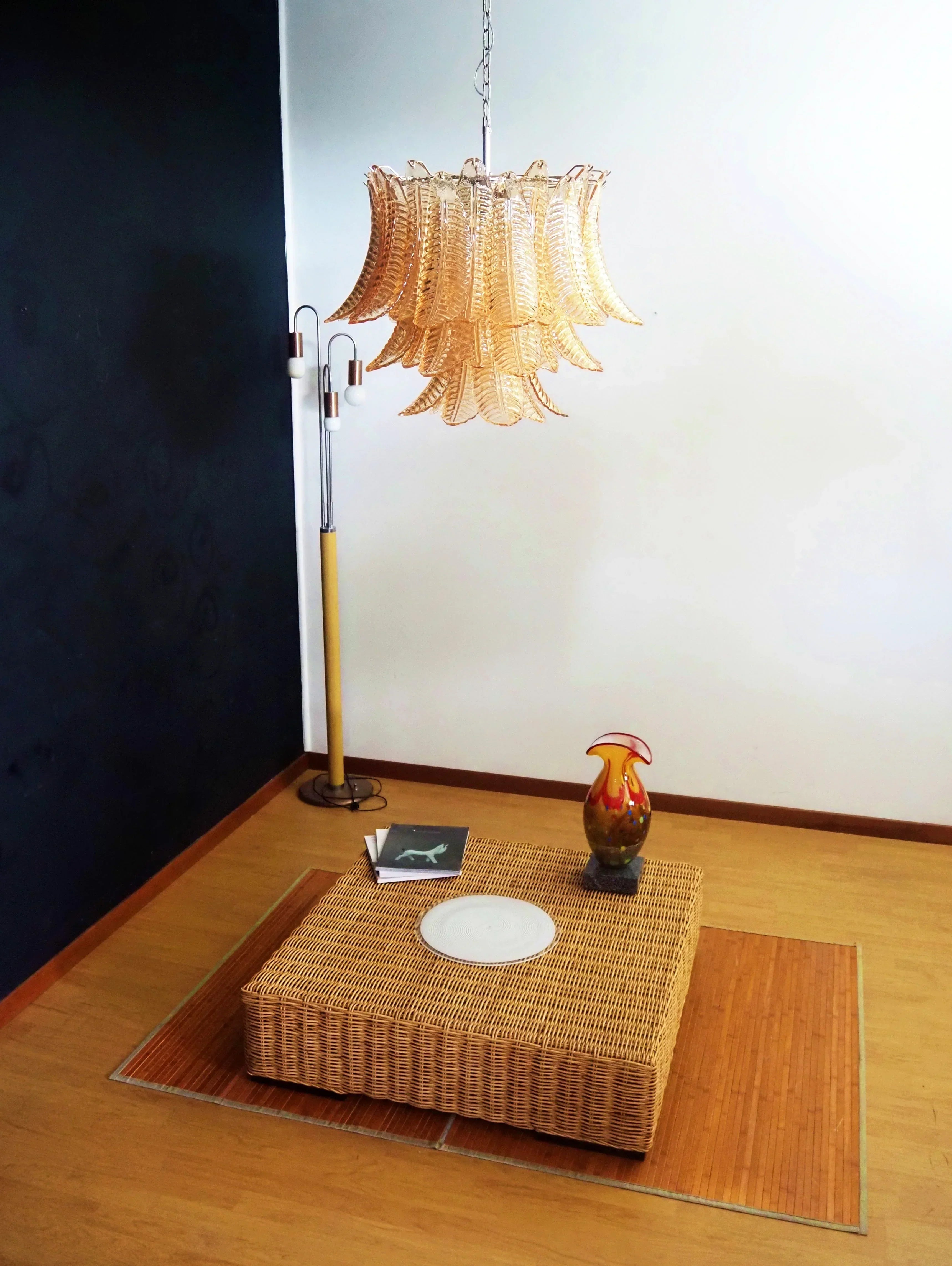 luxury-murano-style-amber-fern-glass-chandelier-elegant-hanging-pendant-light-for-home