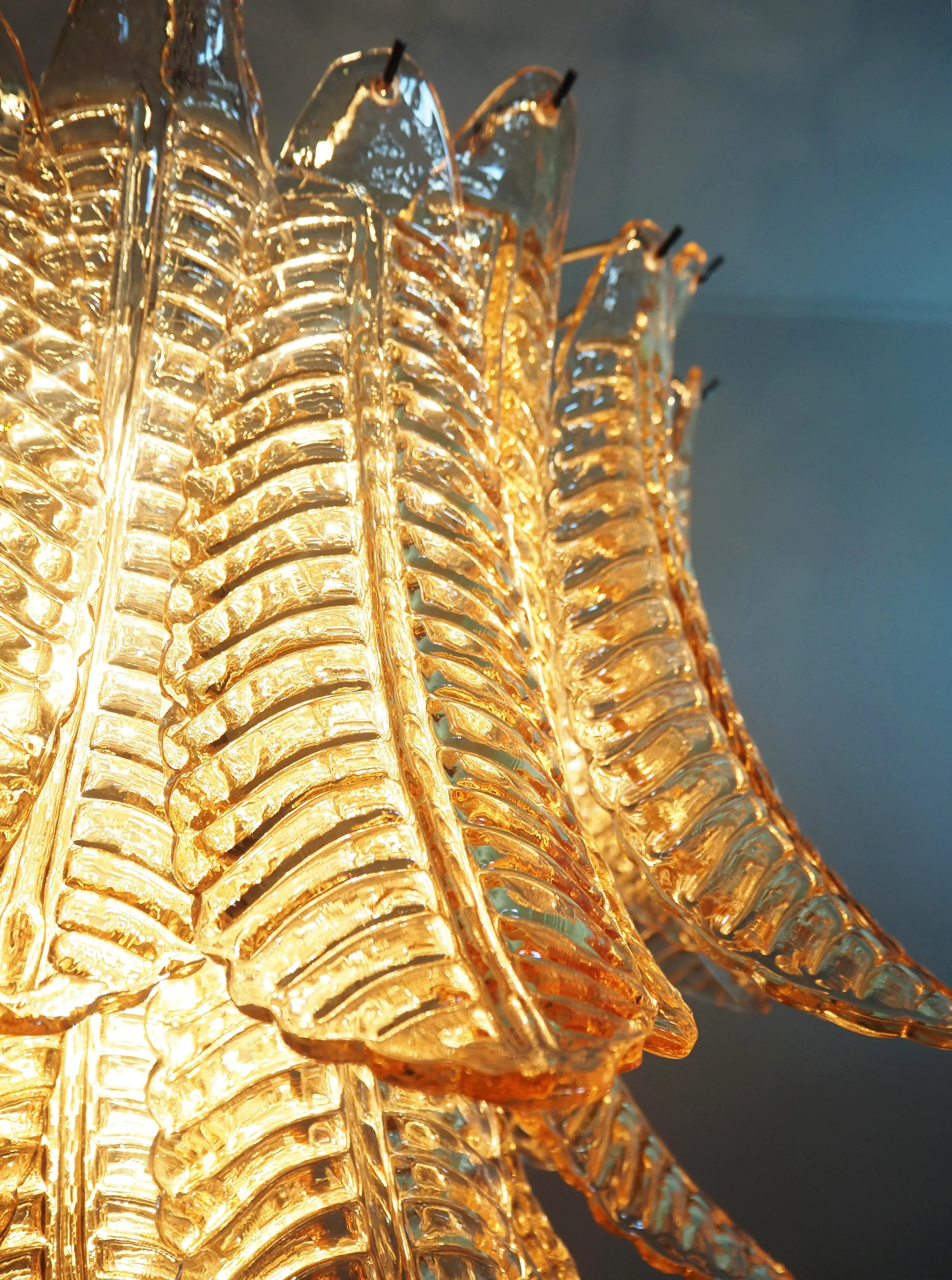 luxury-murano-style-amber-fern-glass-chandelier-elegant-hanging-pendant-light-for-home