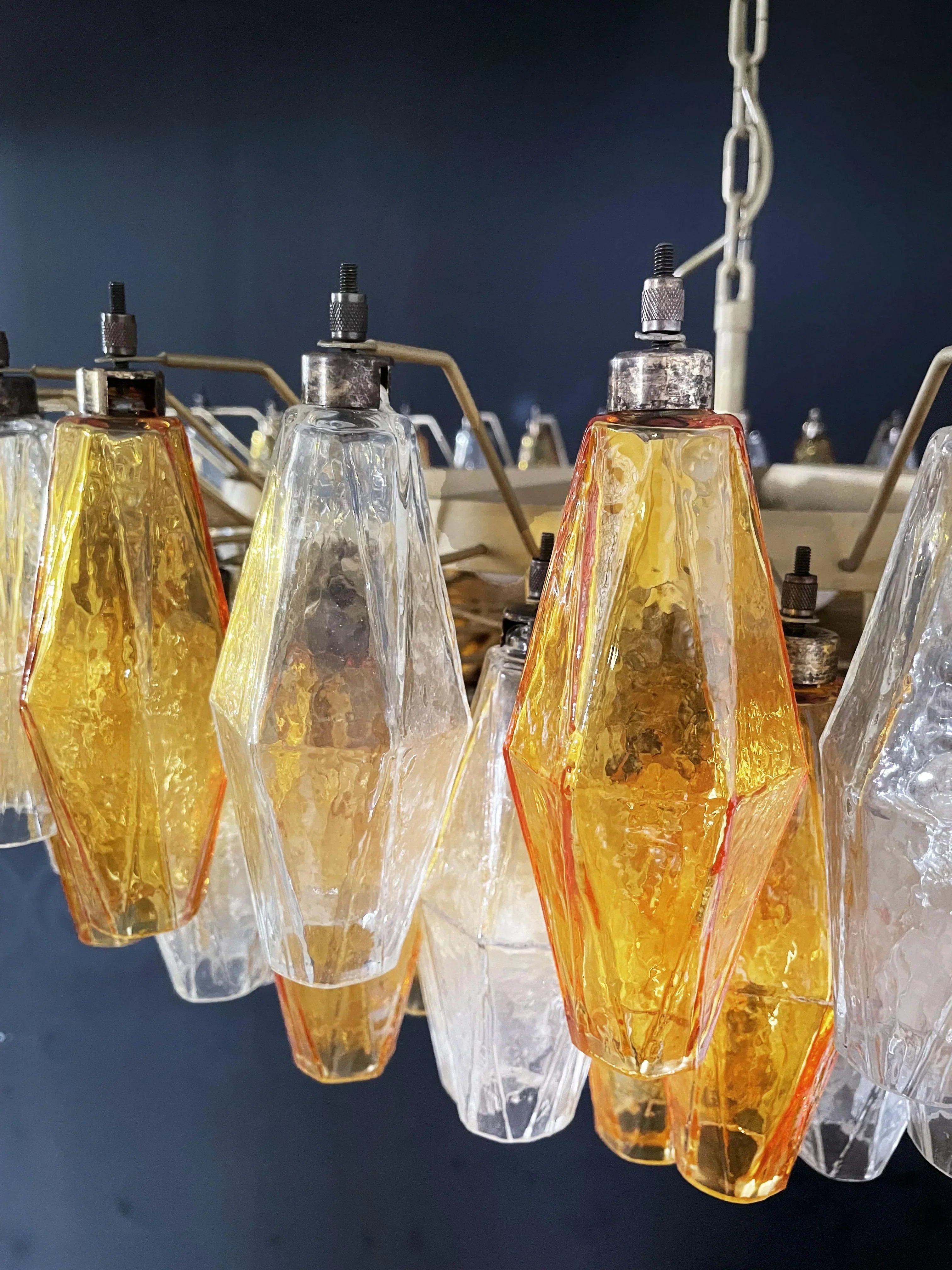 luxury-murano-style-faceted-amber-glass-chandelier-for-elegant-living-spaces