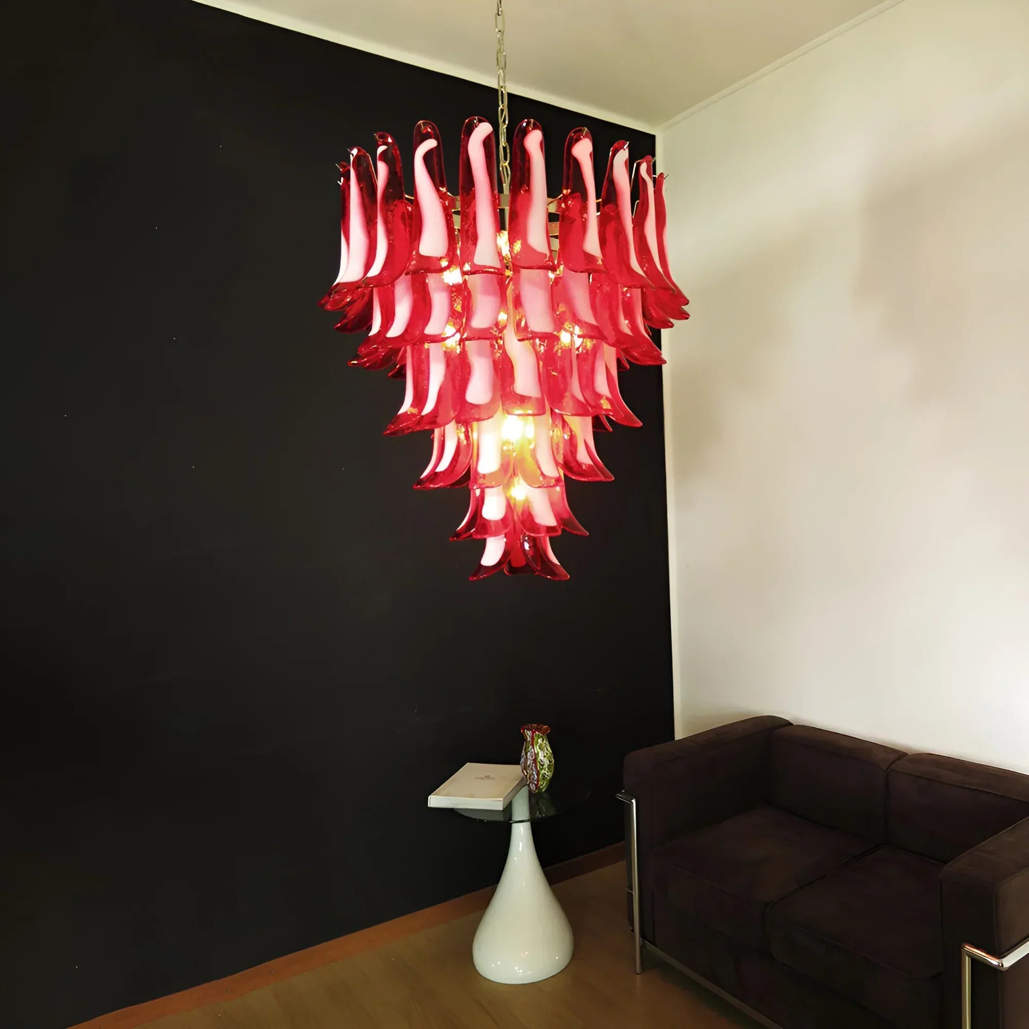 luxury-murano-style-red-glass-petal-chandelier-for-dining-room-and-living-space