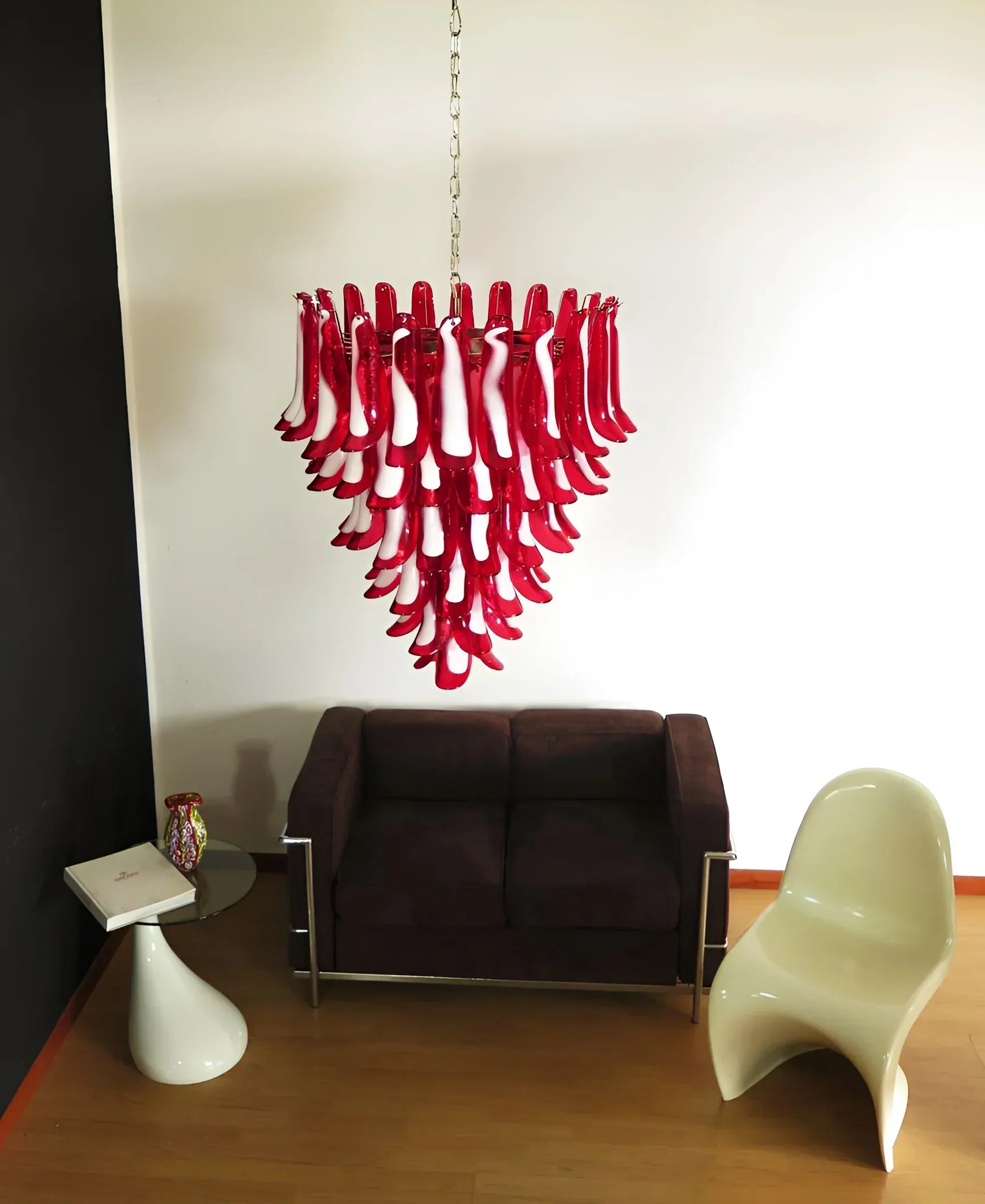 luxury-murano-style-red-glass-petal-chandelier-for-dining-room-and-living-space