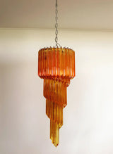 luxury-murano-style-spiral-amber-prism-glass-chandelier-for-elegant-entryways-and-foyer